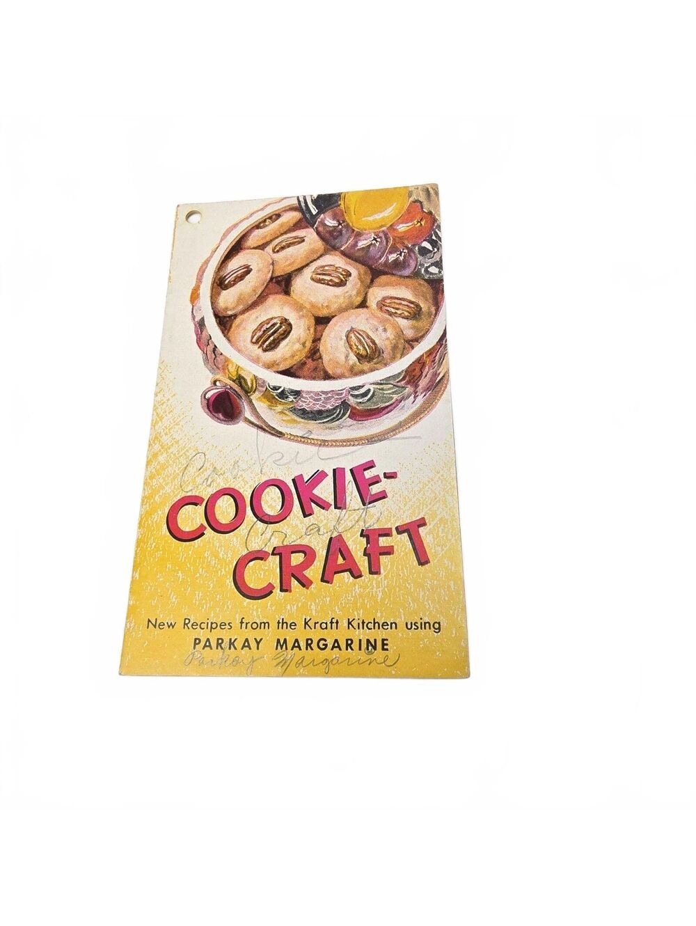 Vintage Cookie Craft Parkay Margarine KRAFT Recipe Booklet Pamphlet,1940